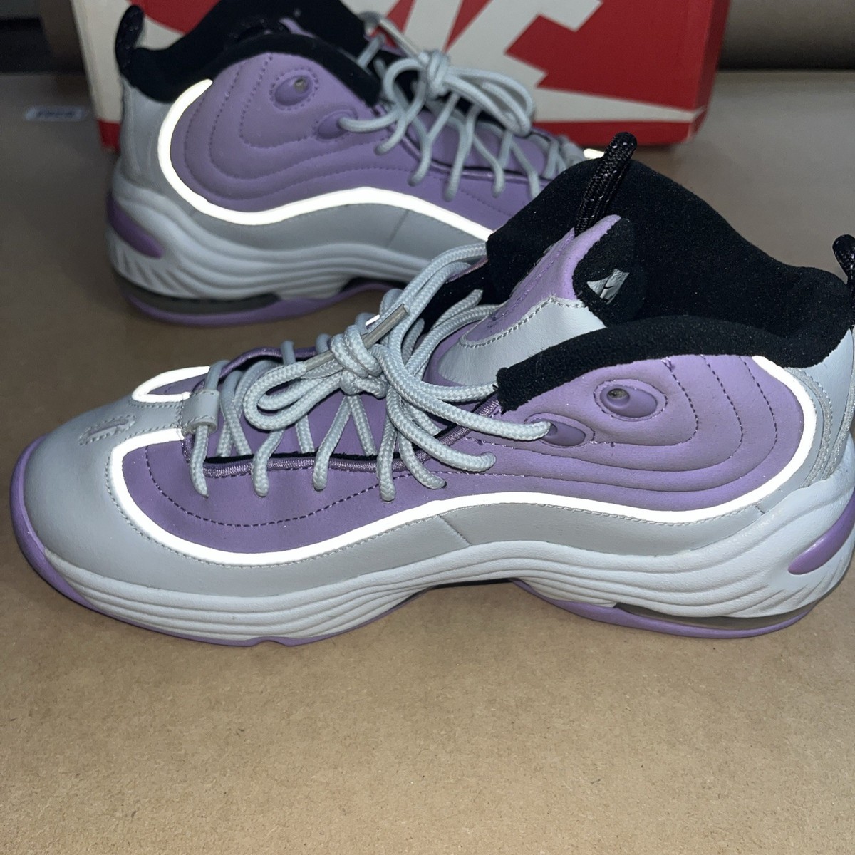 Size 6 (GS) - Nike Air Penny II Mid Lilac Purple for sale online