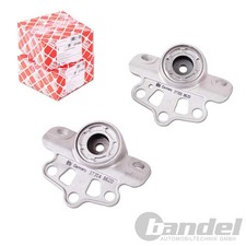 2x FEBI FEDERBEINLAGER HINTERACHSE passend für FIAT PUNTO OPEL CORSA D ADAM MITO