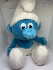 Vintage 1979 The Smurfs By Peyo Wallace Berrie & Co. Inc 12” Stuffed  Plush 