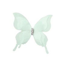 12pcs of Organze Handmade Butterfly Home Indoor Curtains Decorations for Green