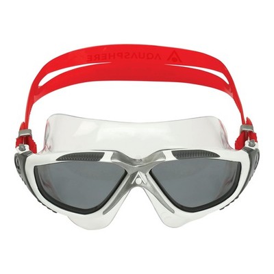 Swim Goggles Adult Unisex OneTouch Custom Fit Wide Vision Aqua Sphere Vista Mask