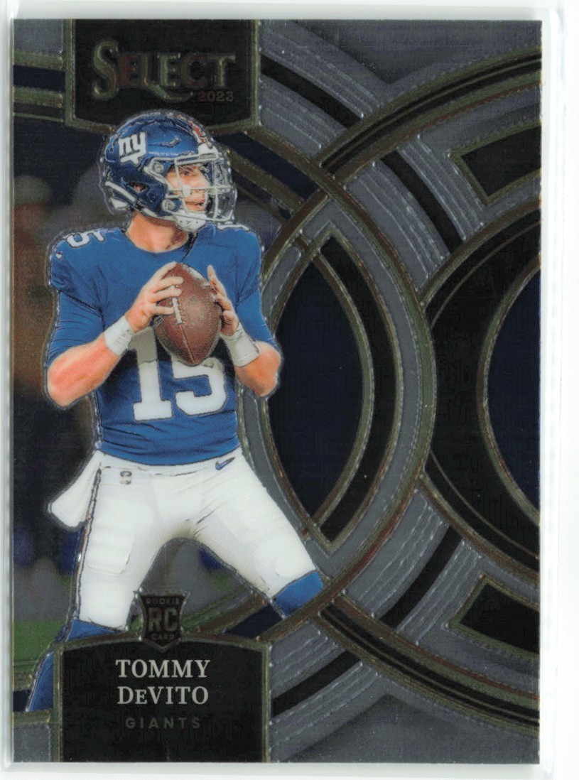 Tommy DeVito RC 2023 Panini Select Premier New York Giants #102