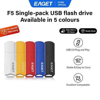 EAGET 5 Pack 32GB Flash Drive 64 GB Thumb Drive USB 2.0 Flash Memory Stick 16GB