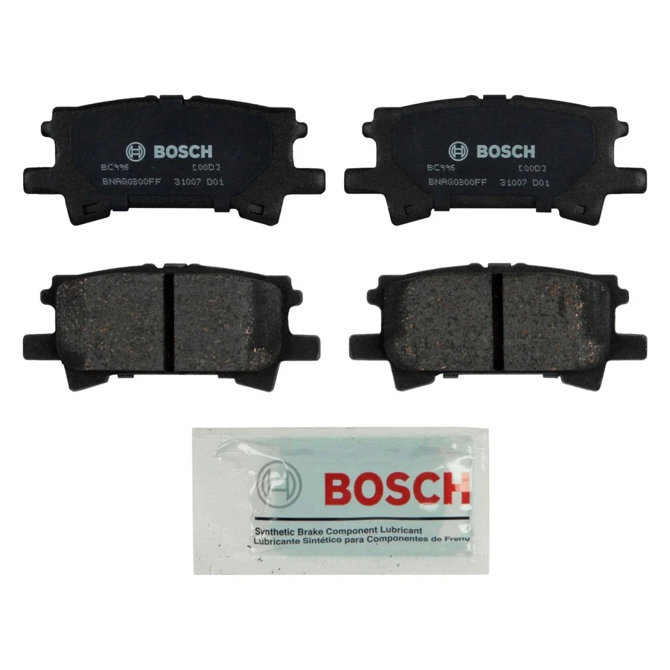 For Toyota Highlander 04-07 QuietCast Premium Rear Brake Kit w Ceramic Pads Foto 2 de 4