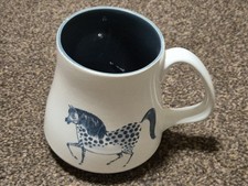 1960s Poole Pottery appaloosa Horse Mug VGC Vintage Piece Unboxed Stamped