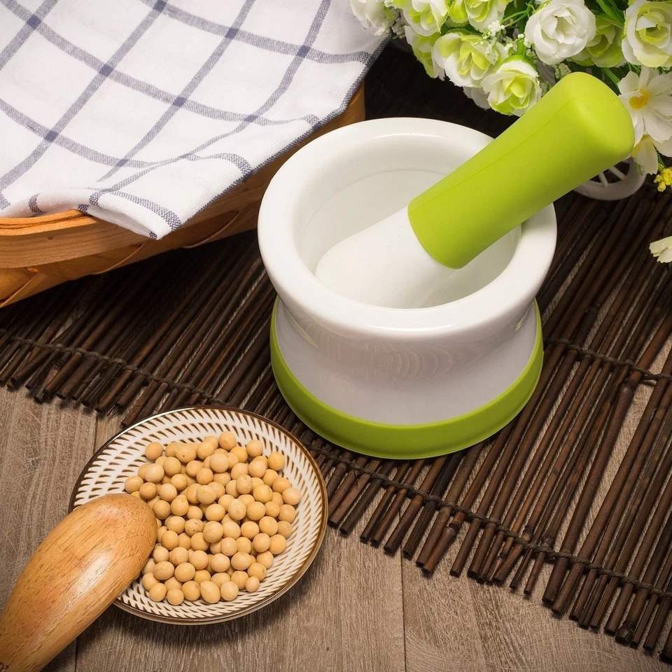 Mortero y mortero cerámico con base de silicona desmontable antideslizante Foto 3 de 4