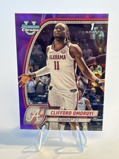 2024-25 Bowman U Chrome - Clifford Omoruyi #14 1st Bowman Purple Lava - Alabama