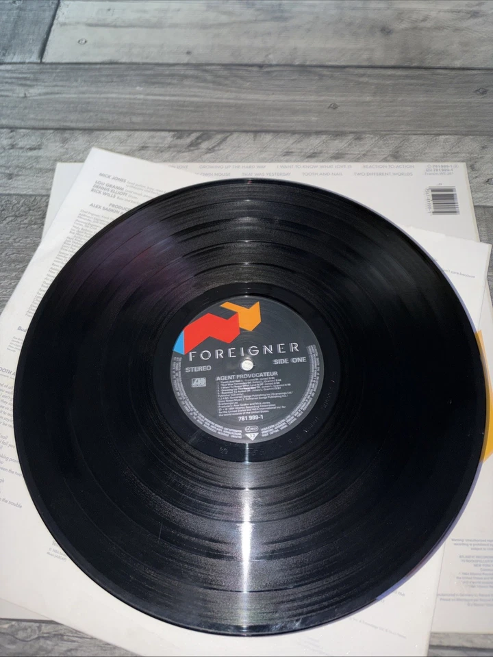 Foreigner - Agent Provocateur - 12” Vinyl Record LP - 1984 Atlantic EU 1st Rock Foto 4 de 4