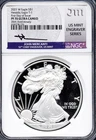 2021-W $1 Silver American Eagle Ty1 PF 70 Ultra Cameo NGC # 6245738-132 + Bonus