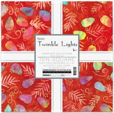 Ten-Square - Artisan Batiks Twinkle Lights Layer Cake Fabric Precuts M531.57