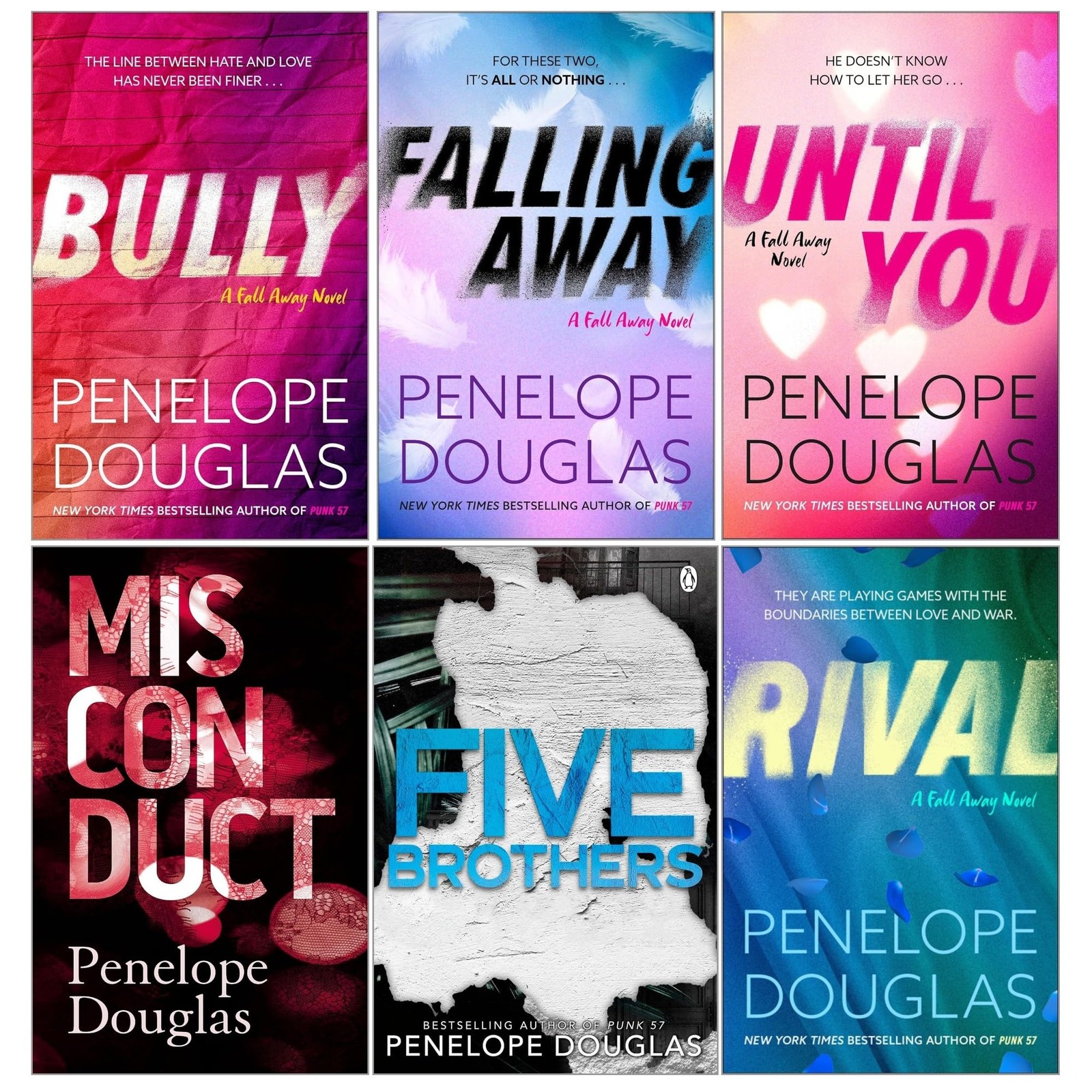 Penelope Douglas 6 Books Collection Set (Bully, Until You, Rival, Falling | TODO - Image 6