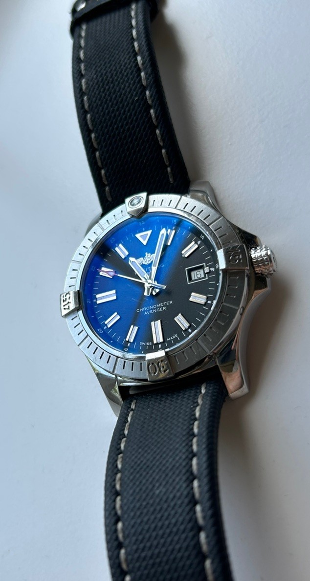 Breitling Avenger Blue Men's Watch - A17318 for sale online | eBay