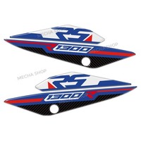 3D Aufkleber FüR R1300RS R 1300 Seiten Tank Pad Schutz Set 20 Blau Kit