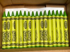  16 JUMBO Crayola Crayons yellow green 