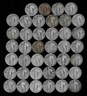 Standing Liberty Quarter Roll (1925-1930) 90% Silver (40 Coins)  LOT D48
