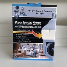 Bombilla mira cámara de seguridad con luz LED equivalente a 80 vatios (juego de 2 cámaras)