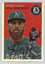 2023 Chrome Platinum Anniversary Topps Refractor /499 Dermis Garcia Dérmis ut4