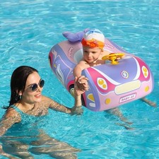 Swimbobo Toddler Pool Float Inflatable Car Baby Swim Float.                     