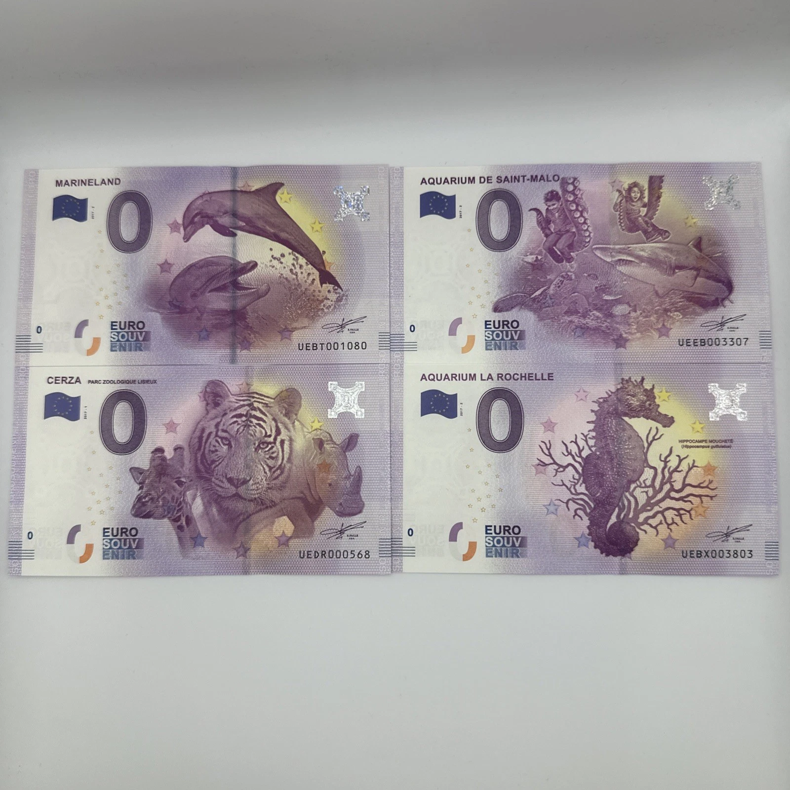 Billet Zéro 0 € Euro Touristique / Souvenir 2017