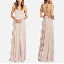 Show Me Your Mumu Godshaw Goddess Gown New With Tag XL Sand Beige Tan Bridesmaid