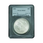 1891 Morgan Silver Dollar PCGS MS 63 *JE