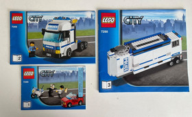 LEGO CITY: Mobile Police Unit (7288) near complete w/ instructions.  See descrip
