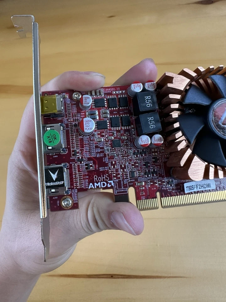 VisionTek 1GB Radeon HD 7750 SFF GDDR3 | 2x HDMI & 1x MiniDP |  7750SFF2HDMI - Image 3 of 4