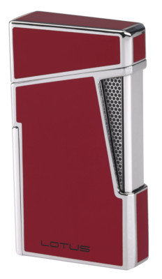 Lotus Lighter - Apollo 48 Twin Pinpoint Torch Red & Chrome - L4860 