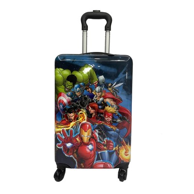 Avengers Kids Carry On Luggage 20'' Hard-Side Rolling Suitcase With Wheels New