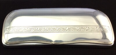 REINHOLD KÜHN  Vintage Retro Brillenetui ~ Deutsche Handarbeit ~ Aluetui  Borte