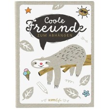 GOLDBUCH Freundebuch HAPPYlife Faultier A5 88 illustrierte Seiten