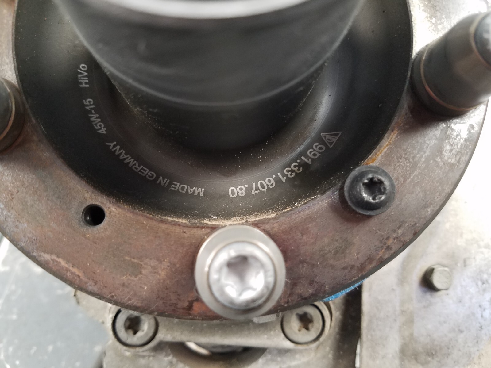 2016 Porsche 911 GT3 RS Left Rear Hub Knuckle Control Arms - Damage #2420 P8