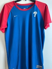 Nike Fit Kids Phillies blue and red shirt