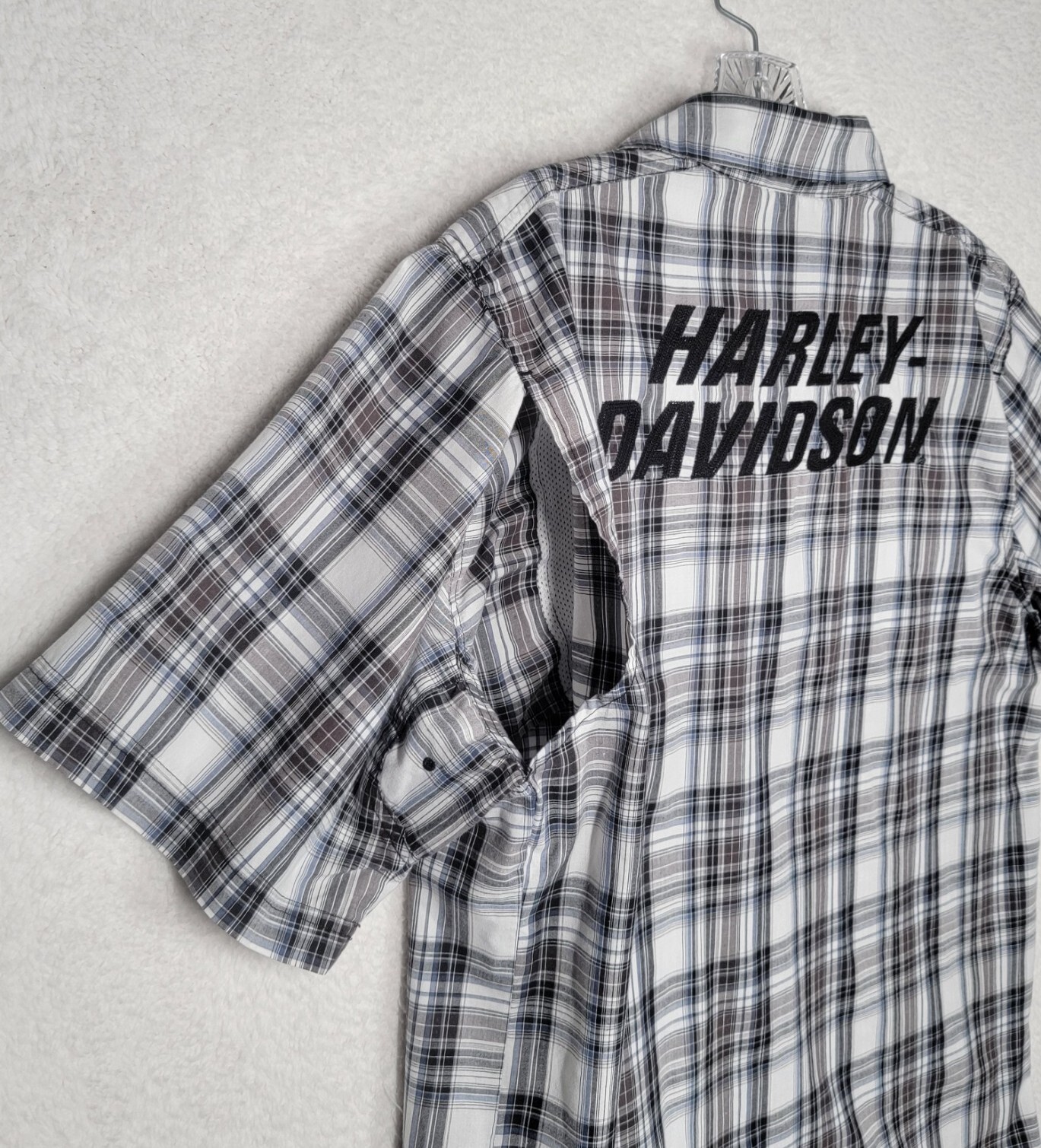 Harley Davidson Performance Button Down Short Sle… - image 10