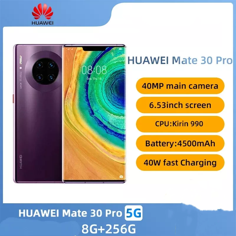 Phones Huawei Mate 30 Pro Wireless Charger Fast Charging Huawei
