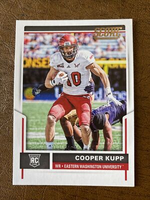 2017 Cooper Kupp Panini Score Rookie Football Card 416 Eastern Washingtn LA Rams