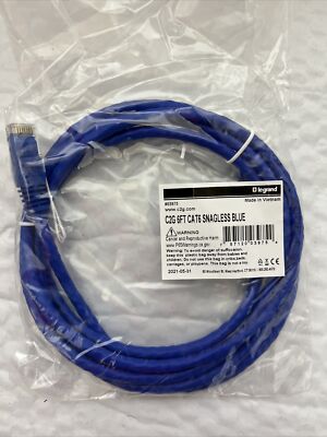 Legrand C2G Cat6 6ft Snagless Blue