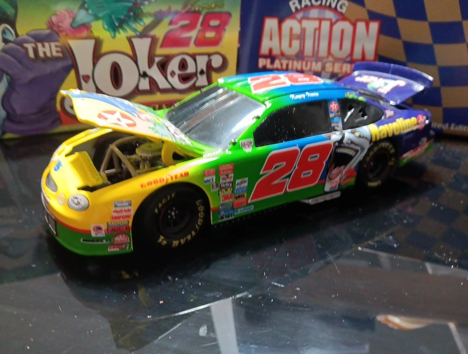 1998 ACTION KENNY IRWIN ##28 TEXACO JOKER BATMAN NASCAR 1:24 SCALE DIE-CAST - Image 4 of 4