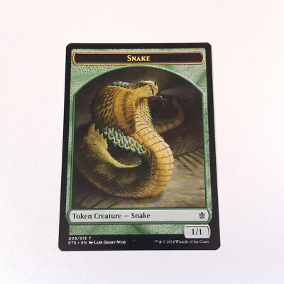 Snake Khans of Tarkir 009/013 MTG Token NM