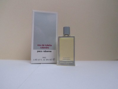 PACO RABANNE MINIATUR AUS SAMMLUNG KALANDER EDT 5 ML BCH &SERIG GRAU VOLL AV
