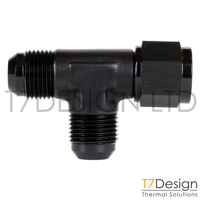 AN04 T-Stecker Adapter Buchse schwenkbar auf Lauf T-Stück Fitting -05 JIC - T7Design