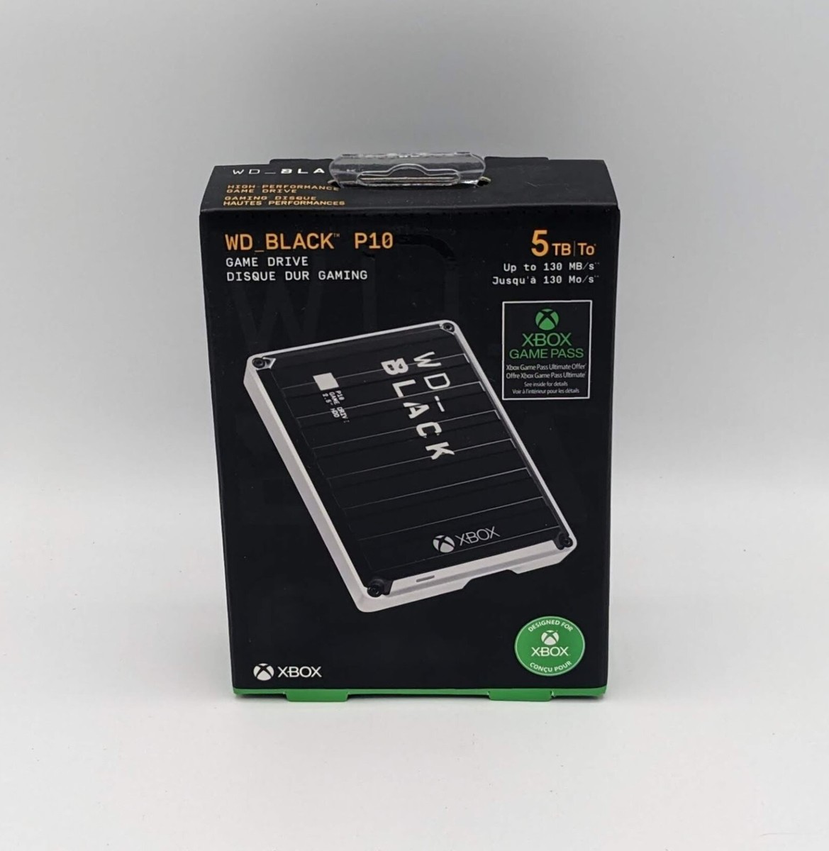 Western Digital Black P10 5TB External HDD Microsoft Xbox WD