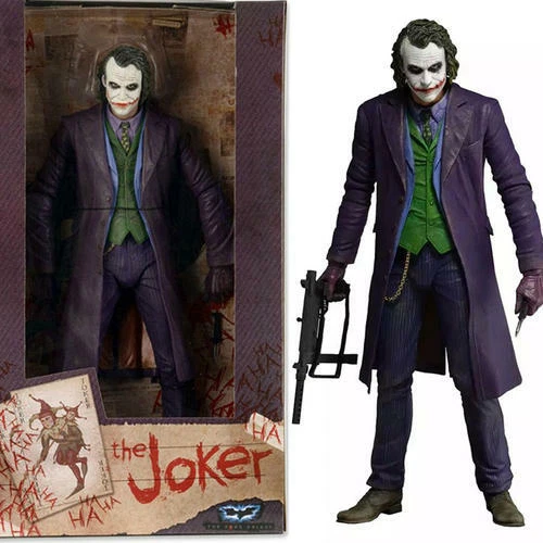 NECA DC Comics Batman Dark Knight Heath Ledger Joker 7" Action Figure Toy Boxed - Image 2 of 4