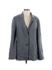 Eden Society Women Gray Wool Blazer L