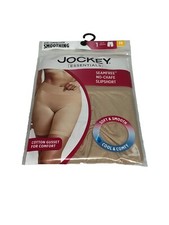 Jockey Essentials Taupe Non-Compression Smoothing Slip-Short Woman  s Medium