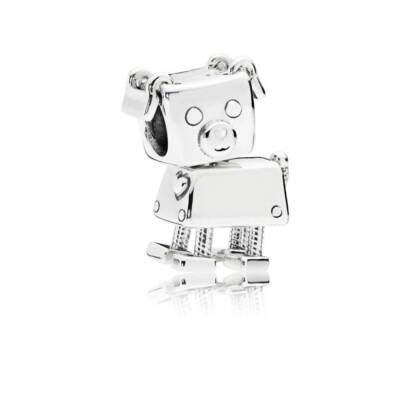 Pendant Pandora Bobby Bot 797551EN12 Silver Dog Robot New