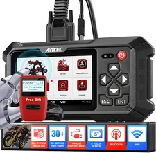 OBDPROG MOTO 100 Motorcycle All System Diagnostic Tool OBD2 Scanner E-CU Coding
