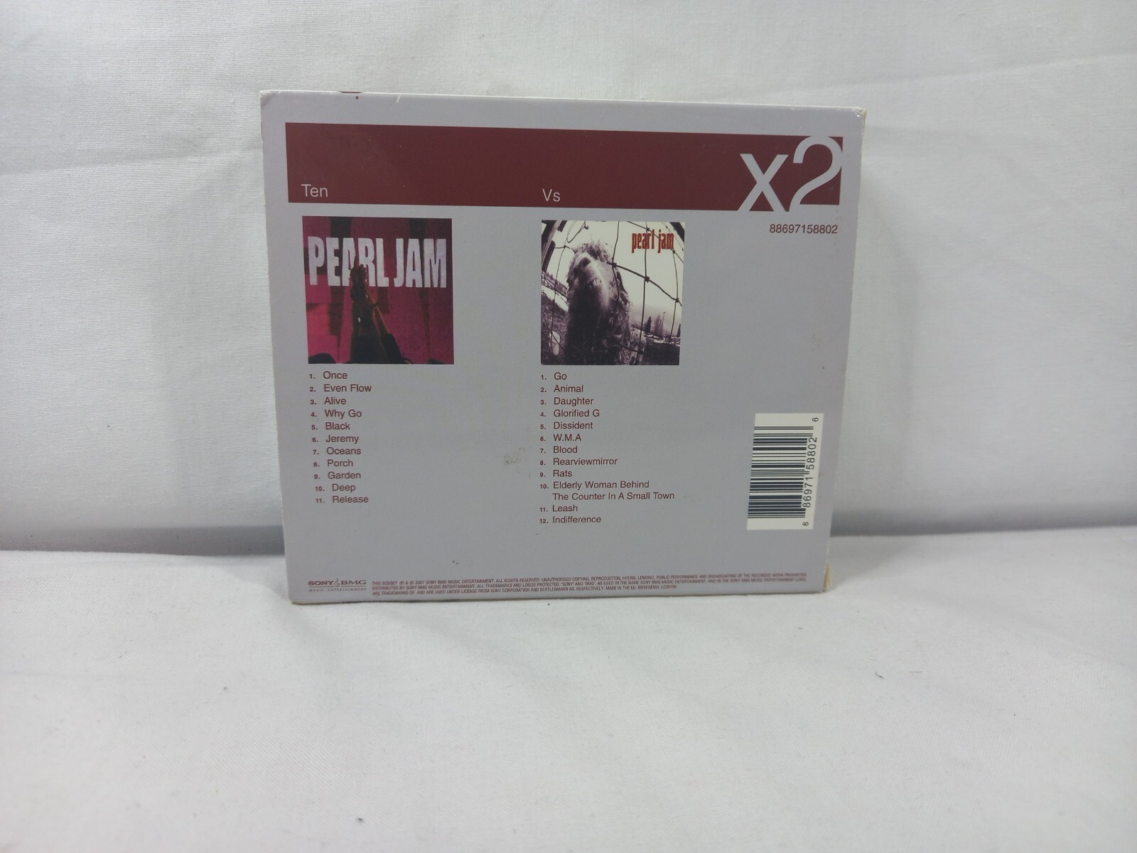 Vs / Ten Pearl Jam Box Set 2007 Sony BMG Music LC00199 Excellent