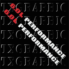 6.0L PERFORMANCE Vinyl Decal  Sticker Engine Size 6.0 Liter V8 for Chevy GMC