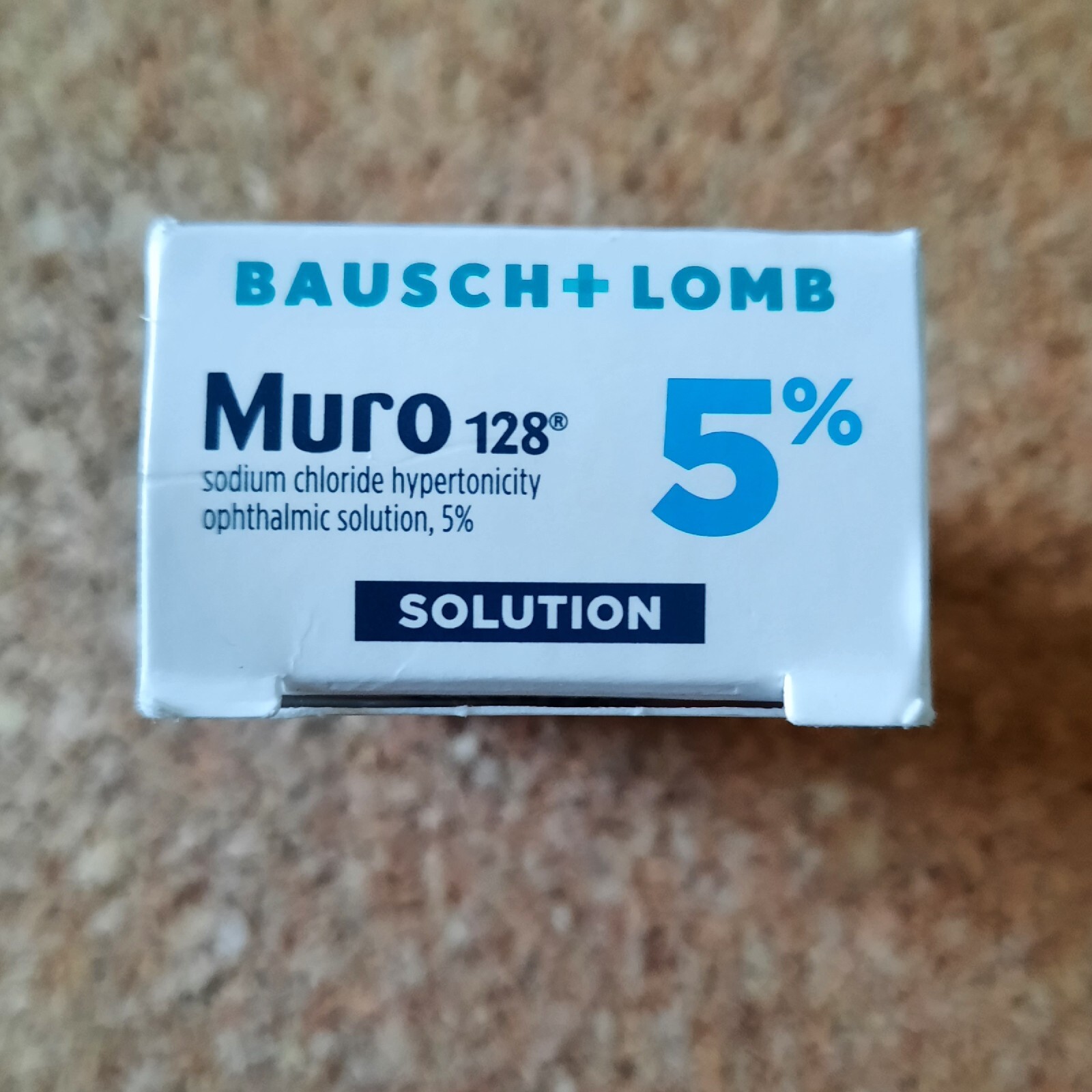 Bausch + Lomb Muro 128 Eye Drops 5 Solution for Corneal Edema 15ml 05/
